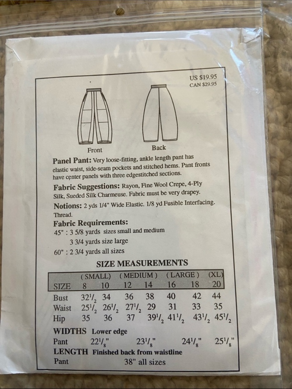 2 sewing patterns for husseyo - Picture 4 of 4